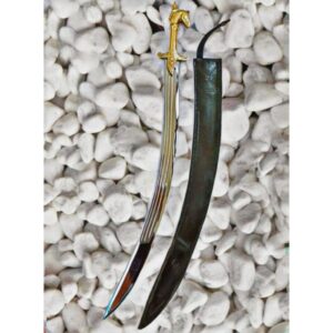 BAHUBALI – CURVED BLADE – HORSE HILT TALWAR