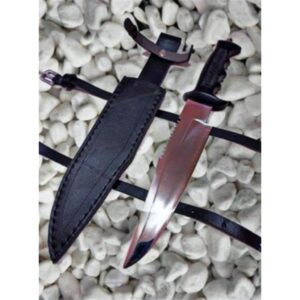 BAYONET ARMY KNIFE WITH LEATHER BELT COVER
