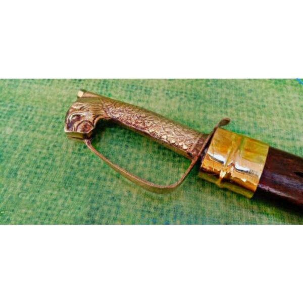 LION HEAD SWORD (sheesham cover) - Image 2