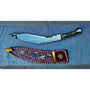 RED ZARI COVER – GURKHA KUKRI