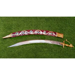 PUNJABI WEDDING SWORD (Lion Head)(Beautiful PURPLE Sword)