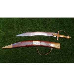 DECORATIVE PUNJABI SWORD (Tega) WITH SHEESHAM COVER