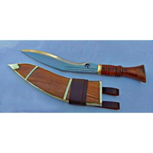 WOODEN HANDLE NEPALI DUTY KUKRI -GURKHA KHUKRI