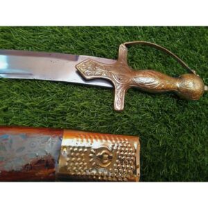 DECORATIVE PUNJABI SWORD (Tega) WITH SHEESHAM COVER