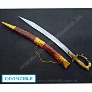 SMALL LION HANDLE SWORD (Sheesham wood cover)