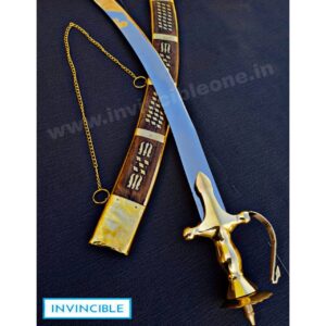 RAJPUTANA SHEESHAN COVER SWORD (BRASS HANDEL)