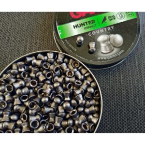 GAMO HUNTER .177 CAL, 7.56 GRAINS, ROUNDHEAD, 500 PELLETS