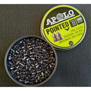 APOLO POINTED(9 grain pellets)(177/4.5mm) Made In Argentina
