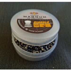 MAGNUM AIR RIFLE PELLETS(9 grain pellets)(DIABOLO PELLETS)(.177CAL)