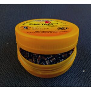 CAPTIAN SHOT(8.6 grain pellets)(FLAT HEAD)(AIR RIFLE PELLETS)