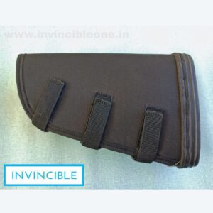 Gun Butt Cover, 23 cm x 15 cm x 6  Carry Case/Cover Free Size  (Black fiber)