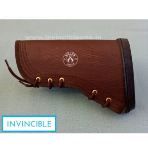 Gun Butt Cover, 23 cm x 15 cm x 6  Carry Case/Cover Free Size (DARK BROWN FIBER)