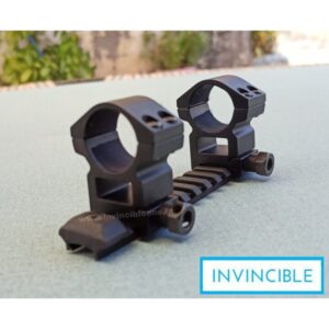11mm RAIL INTO 20mm RAIL CONVERTER WITH 20mm AIR GUN MOUNT(DOUBLE SCREW MOUNT)