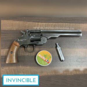 Schofield 6” Pellet Revolver Black(VERY POWERFUL)