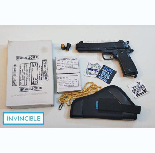 CORK GUN BERETTA STYLE (MATTE BLACK) (SOUND GUN) - Image 3