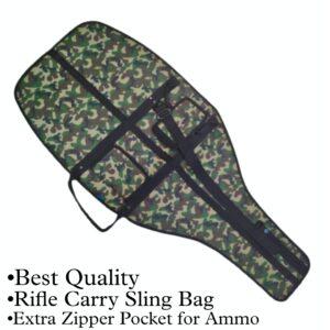 CAMO COLOUR AIR RIFLE CASE/COVER WITH TELESCOPE SPACE(45″)