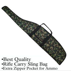 CAMO COLOUR AIR RIFLE CASE/COVER WITH TELESCOPE SPACE(45″)