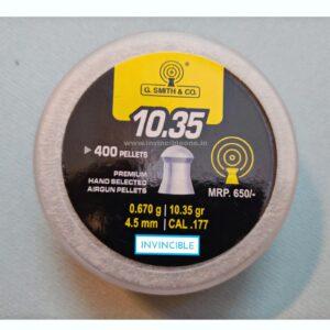 GSmith & Co 10.35gr 0.177 Airgun Pellets 400’s