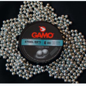 Gamo High Grade Steel BB’s 0.177Cal (4.5mm) Airgun Pellets | 5.39gr, Tin of 500 Pcs