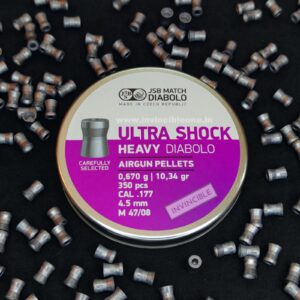 JSB Ultra Shock, .177 Cal, 10.34 Gr, Hollow point, 350/tin Airgun Pellets