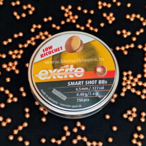 H&N Excite Smart Shot BBs| 750 pcs| .177 Cal, 7.4 Grains, Copper Plated Lead BBs| India