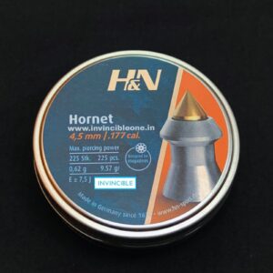 H&N Hornet .177 Cal Pointed Airgun Pellets-9.57gr-225ct
