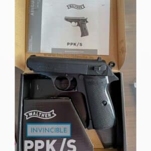 “Walther PPK/S cal. 4,5 mm (.177) BB” CO2 AIR PISTOL/ FUll METAL