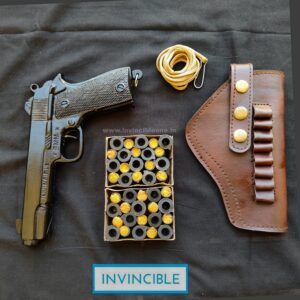 BIG SIZE CORK GUN BERETTA STYLE+40 triple power sound cork(MATTE BLACK)
