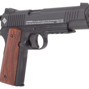 CROSMAN 1911 CO2 FULL METAL PELLET AIR PISTOL | MATE BLACK COLOUR