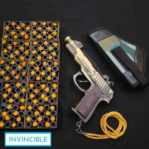 FULL METAL SOUND CORK GUN BERETTA STYLE+40 sound cork (GOLDEN)(500g)