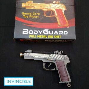 FULL METAL SOUND CORK GUN BERETTA STYLE+40 Sound cork (SILVER)(500g)