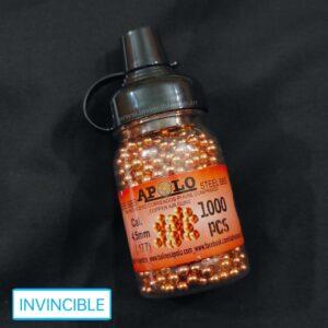 Apolo Steel BBs 0.177 Cal (4.5mm) 1000ct