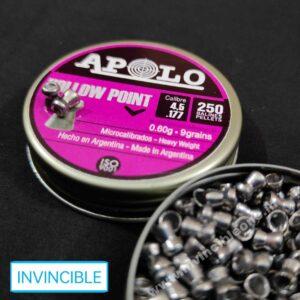 Apolo hollow point | .177 cal pellets |250 pcs