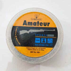 G Smith & Co. Amateur Flat Head Pellets 0.177 Cal (4.5mm) 500 pcs