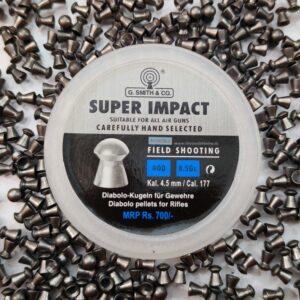 Super Impact G Smith & Co. 4.5mm (0.177) 400/Tin Airgun Pellets 8.5gr