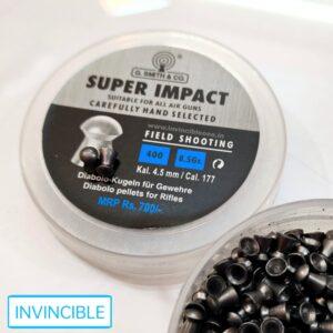 Super Impact G Smith & Co. 4.5mm (0.177) 400/Tin Airgun Pellets 8.5gr