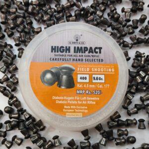 G Smith & Co High Impact 0.177(4.5mm), 9.6gr, Airgun Pellets