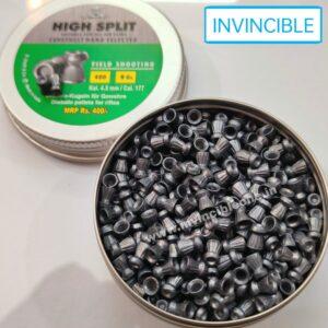 G Smith & Co. High Split 0.177 Cal (4.5mm) 400/Tin Airgun Pellets 9gr