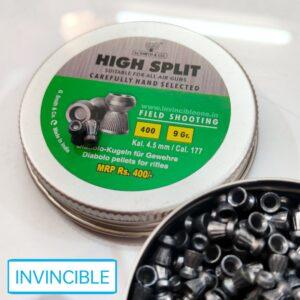 G Smith & Co. High Split 0.177 Cal (4.5mm) 400/Tin Airgun Pellets 9gr
