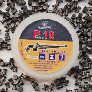 G Smith & Co. P10 Pellets For Rifle | 0.177 (4.5mm) 500/Tin