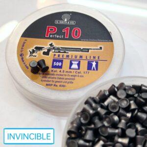 G Smith & Co. P10 Pellets For Rifle | 0.177 (4.5mm) 500/Tin