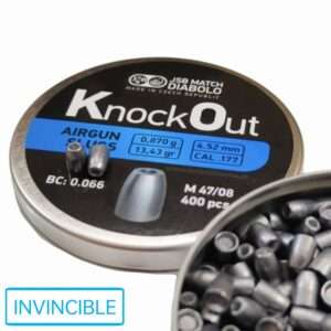 JSB KnockOut Slugs .177 Cal, 13.43gr, Hollowpoint, 400ct