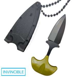 COMBAT NINJA NECK KNIFE PUSH DAGGER(green)