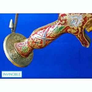 Moradabadi handmade designer rajputana red sword