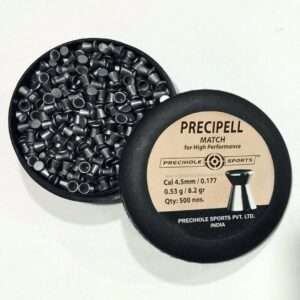 Precipell Match flat Head Pellets (0.177Cal/4.5mm)(500 nos.)