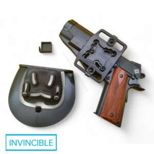 Quick-draw 1911 CO2 air gun auto-lock holster/cover