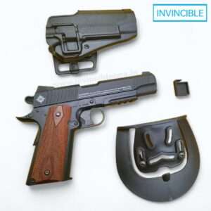 Quick-draw 1911 CO2 air gun auto-lock holster/cover