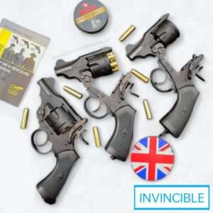 Webley MkVI .455 | 2.5 Inch CIVILIAN MODEL Co2 Pellet Air Revolver
