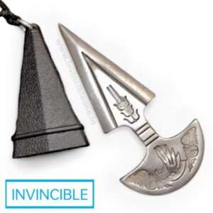 Neck knife push dagger full metal | made in india
