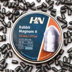 H&N RABBIT MAGNUM II .177 CAL, 15.74 GRAINS, CYLINDRICAL WITH ROUND NOSE, 200CT